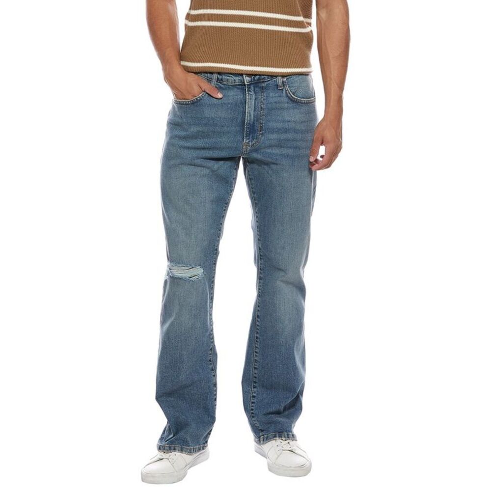 Hudson Jeans Mens  Kick Flare Vaughan Kick Flare Jean, Blue